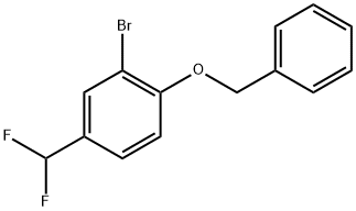 1-Benzyloxy-2-bromo-4-difluoromethyl-benzene Structure