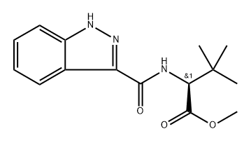 Methyl (S)-2-(1H-indazole-3-carboxamido)-3,3-dimethylbutanoate Structure