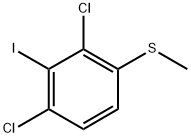 (2,4-dichloro-3-iodophenyl)(methyl)sulfane Structure