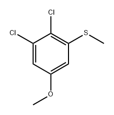 (2,3-dichloro-5-methoxyphenyl)(methyl)sulfane Structure