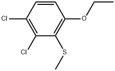 1,2-Dichloro-4-ethoxy-3-(methylthio)benzene Structure