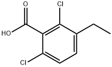 2,6-dichloro-3-ethylbenzoic acid Structure