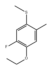 (4-Ethoxy-5-fluoro-2-methylphenyl)(methyl)sulfane Structure