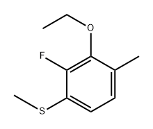 (3-ethoxy-2-fluoro-4-methylphenyl)(methyl)sulfane Structure