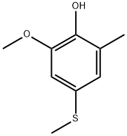 2-methoxy-6-methyl-4-(methylthio)phenol Structure