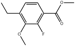 Methyl 4-ethyl-2-fluoro-3-methoxybenzoate Structure