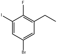 5-Bromo-1-ethyl-2-fluoro-3-iodobenzene Structure