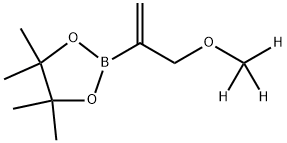 1,3,2-Dioxaborolane, 2-[1-(methoxy-d3-methyl)ethenyl]-4,4,5,5-tetramethyl- Structure