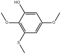 2,5-Dimethoxy-3-(methylthio)phenol Structure