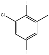 1-chloro-2,5-diiodo-3-methylbenzene Structure