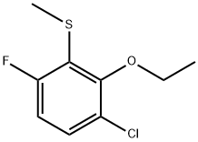 (3-Chloro-2-ethoxy-6-fluorophenyl)(methyl)sulfane Structure