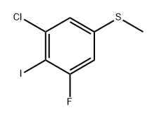 (3-Chloro-5-fluoro-4-iodophenyl)(methyl)sulfane Structure