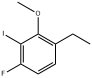 1-ethyl-4-fluoro-3-iodo-2-methoxybenzene Structure