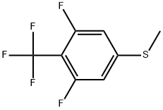 1,3-Difluoro-5-(methylthio)-2-(trifluoromethyl)benzene Structure