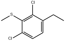 (2,6-dichloro-3-ethylphenyl)(methyl)sulfane Structure