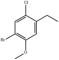 1-bromo-5-chloro-4-ethyl-2-methoxybenzene Structure