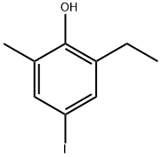 2-Ethyl-4-iodo-6-methylphenol Structure