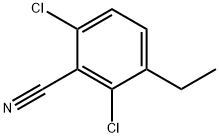 2,6-Dichloro-3-ethylbenzonitrile Structure