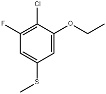 (4-chloro-3-ethoxy-5-fluorophenyl)(methyl)sulfane Structure