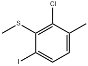 (2-Chloro-6-iodo-3-methylphenyl)(methyl)sulfane Structure