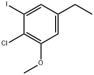 2-Chloro-5-ethyl-1-iodo-3-methoxybenzene Structure