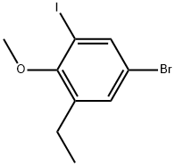 5-Bromo-1-ethyl-3-iodo-2-methoxybenzene Structure