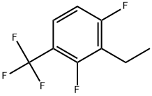 2-Ethyl-1,3-difluoro-4-(trifluoromethyl)benzene Structure