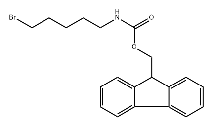 9H-fluoren-9-ylmethyl (5-bromopentyl)carbamate Structure