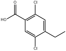 2,5-Dichloro-4-ethylbenzoic acid Structure