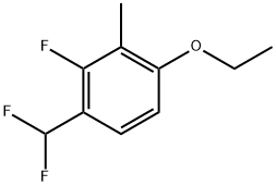 1-(Difluoromethyl)-4-ethoxy-2-fluoro-3-methylbenzene Structure