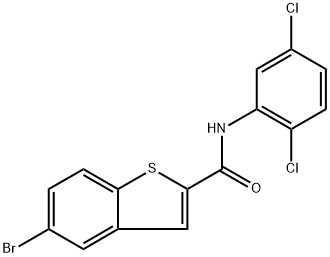 5-Bromo-N-(2,5-dichlorophenyl)benzo[b]thiophene-2-carboxamide Structure