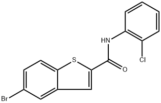 5-Bromo-N-(2-chlorophenyl)benzo[b]thiophene-2-carboxamide Structure