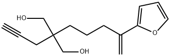 2-[4-(2-Furanyl)-4-penten-1-yl]-2-(2-propyn-1-yl)-1,3-propanediol Structure