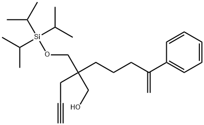 ζ-Methylene-β-2-propyn-1-yl-β-[[[tris(1-methylethyl)silyl]oxy]methyl]benzenehexanol Structure