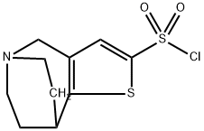 4,6,7,8-Tetrahydro-5,8-ethanothieno[3,2-c]azepine-2-sulfonyl chloride Structure