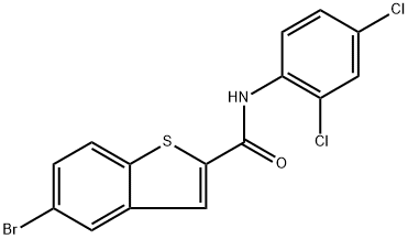 5-Bromo-N-(2,4-dichlorophenyl)benzo[b]thiophene-2-carboxamide Structure