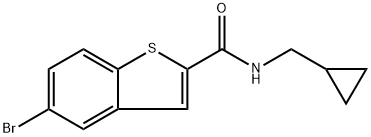 5-Bromo-N-(cyclopropylmethyl)benzo[b]thiophene-2-carboxamide Structure