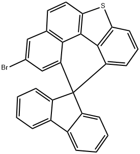 7-bromospiro[benzo[10,1]phenanthro[4,5-bcd]thiophene-5,9'-fluorene] Structure