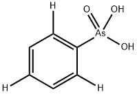 (phenyl-2,4,6-d3)arsonic acid Structure