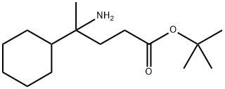 tert-Butyl 4-amino-4-cyclohexylpentanoate Structure