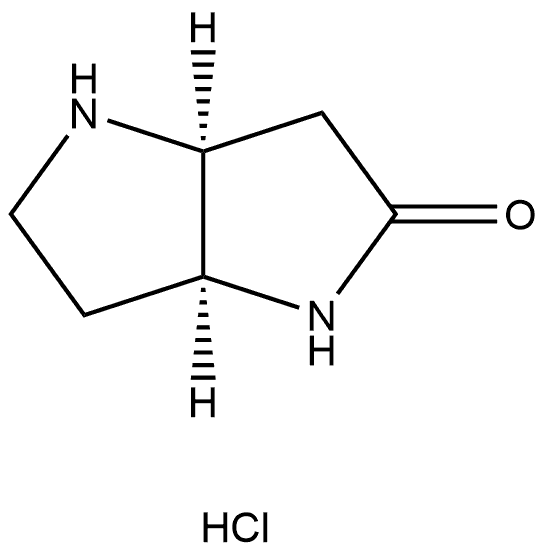 cis-Hexahydro-pyrrolo[3,2-b]pyrrol-2-one hydrochloride Structure