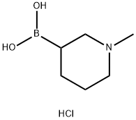 Boronic acid, B-(1-methyl-3-piperidinyl)-, hydrochloride (1:1) Structure