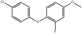 1-(4-Chlorophenoxy)-2-fluoro-4-methoxybenzene Structure