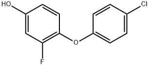 4-(4-Chlorophenoxy)-3-fluorophenol Structure