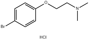 Ethanamine, 2-(4-bromophenoxy)-N,N-dimethyl-, hydrochloride (1:1) Structure