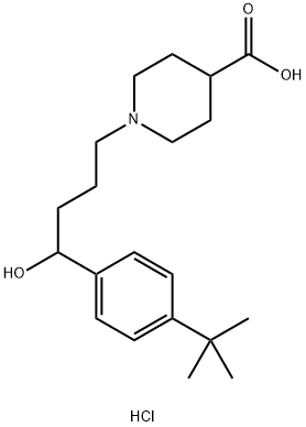 Terfenadine Impurity E as Hydrochloride Structure