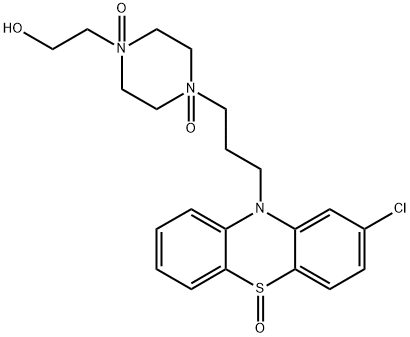 Perphenazine Sulfoxide N1,N4-Dioxide (Perphenazine N1,N4,S-Trioxide) Structure