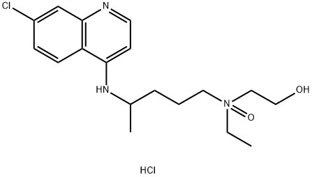 Hydroxychloroquine Sulfate Impurity A as Dihydrochloride 구조식 이미지