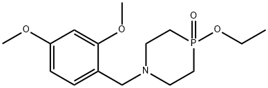 1,4-Azaphosphorine, 1-[(2,4-dimethoxyphenyl)methyl]-4-ethoxyhexahydro-, 4-oxide Structure