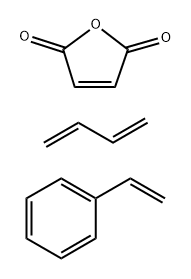 2,5-푸란디온,1,3-부타디엔과에테닐벤젠중합체 구조식 이미지